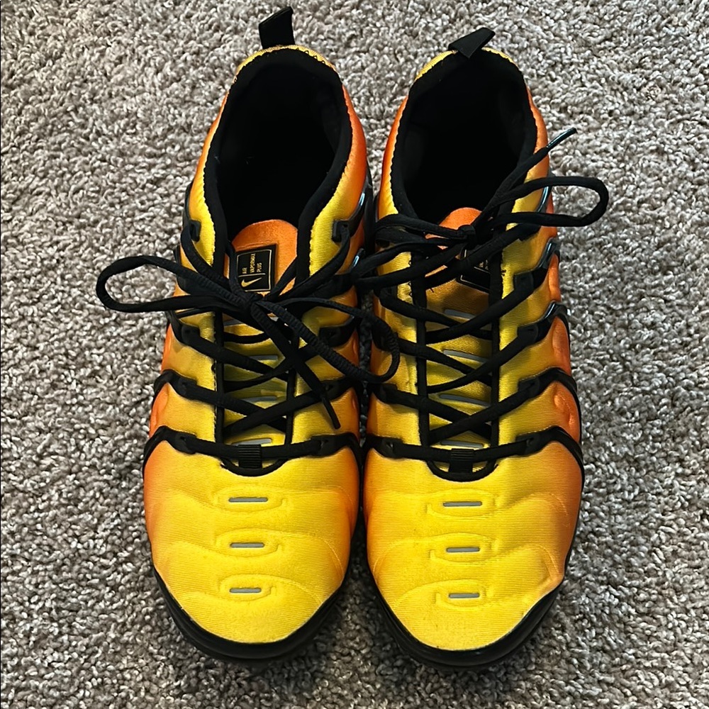 Nike Vibrant Yellow and Orange Athletic Shoes
